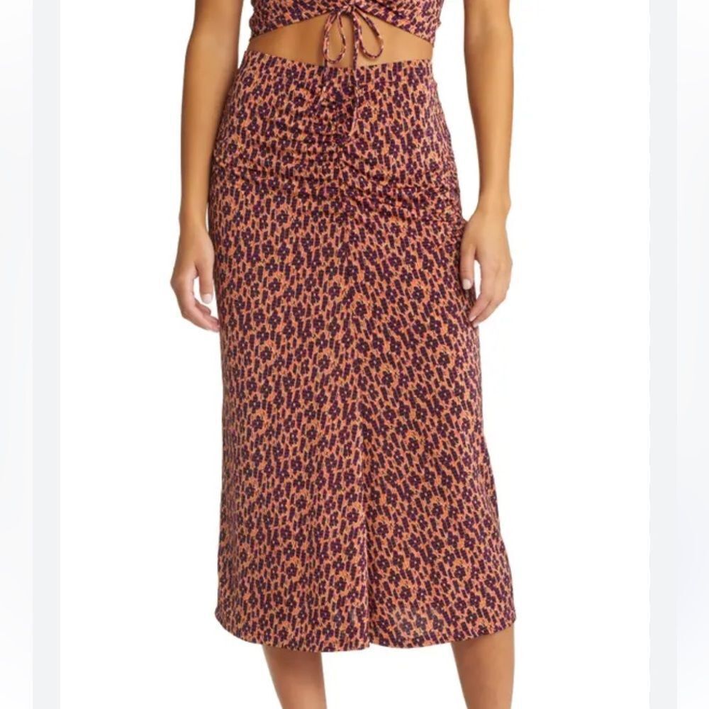 Open Edit from Nordstrom’s printed slinky maxi skirt size small new with tags